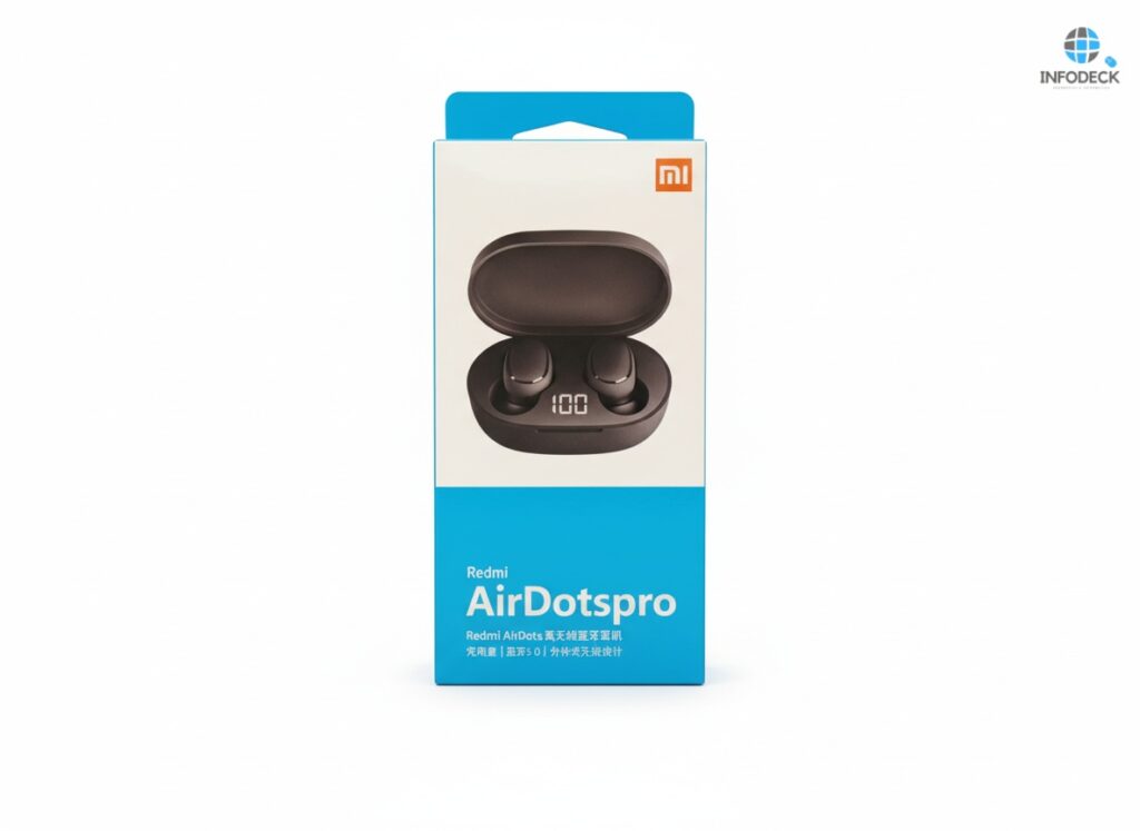 Fone Airdots Pro com Visor TWS